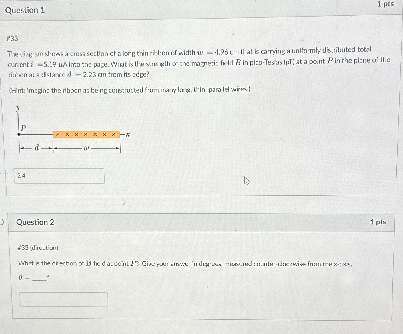 Solved Question 11pts#33The diagram shows a cross section of | Chegg.com