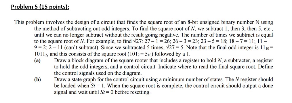 Solved Problem 5 15 points This Problem Involves The Chegg solved-problem-5-15-points-this-problem-involves-the-chegg
