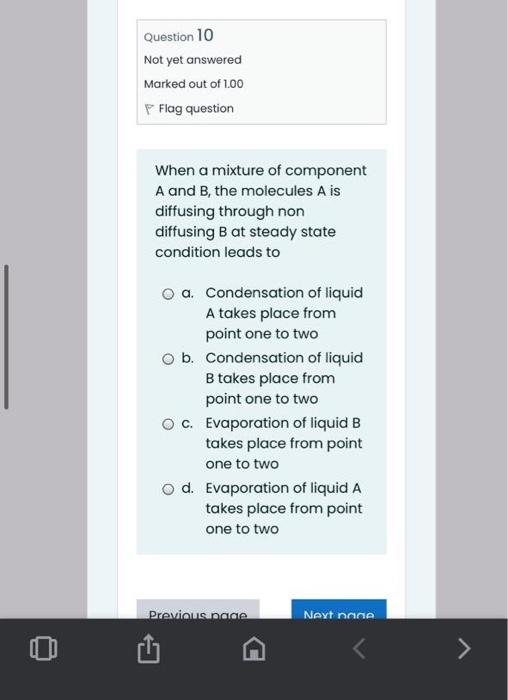 Solved Question 10 Not yet answered Marked out of 100 F Flag | Chegg.com