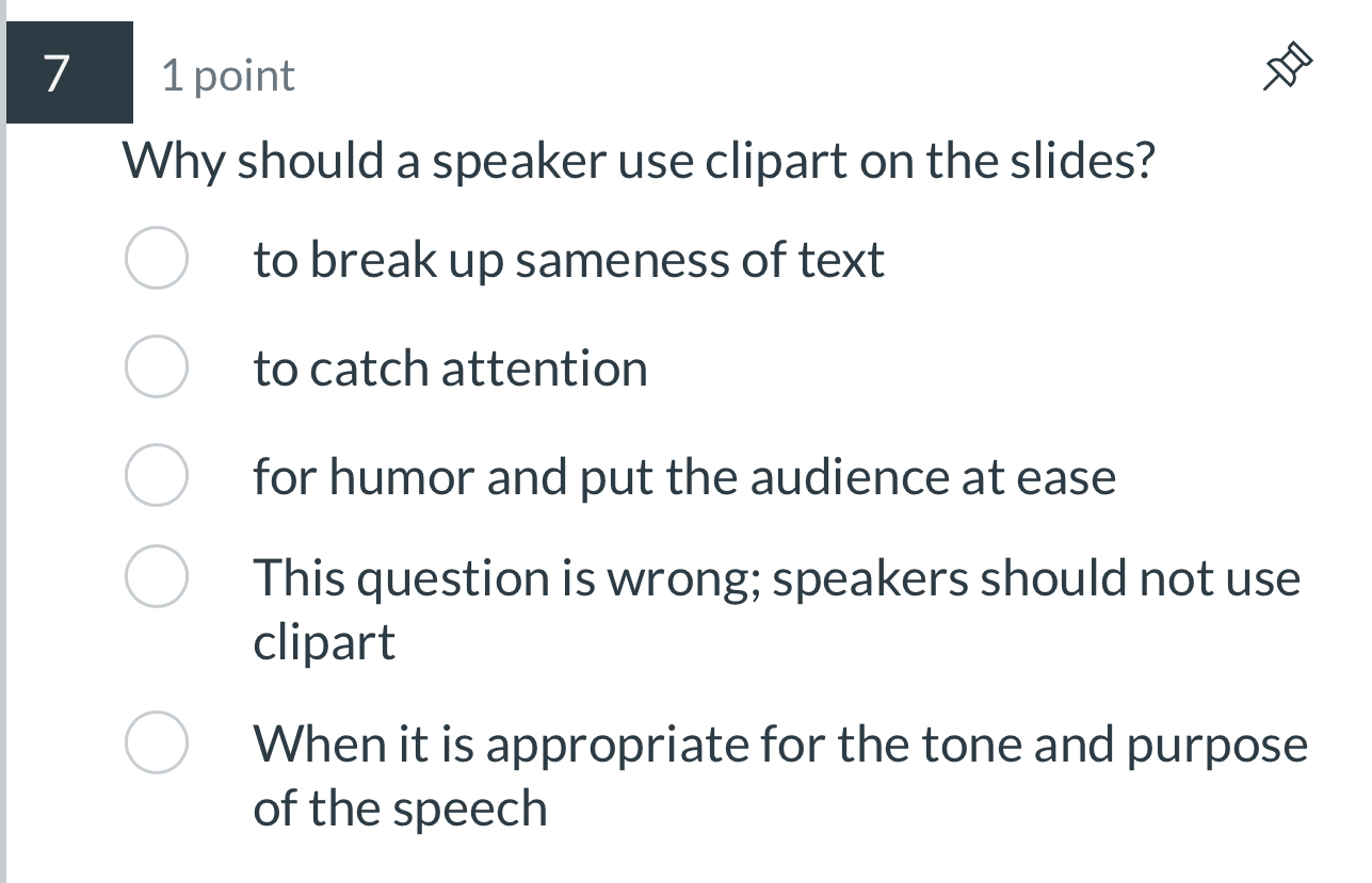 Why Should A Speaker Use Clipart On The Slides