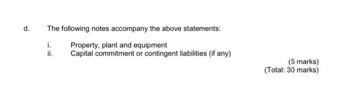 Solved QUESTION 1 Marchunk Bhd is a company manufacturing | Chegg.com