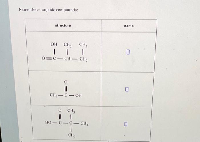 Solved Write the common (not systematic) name of each | Chegg.com