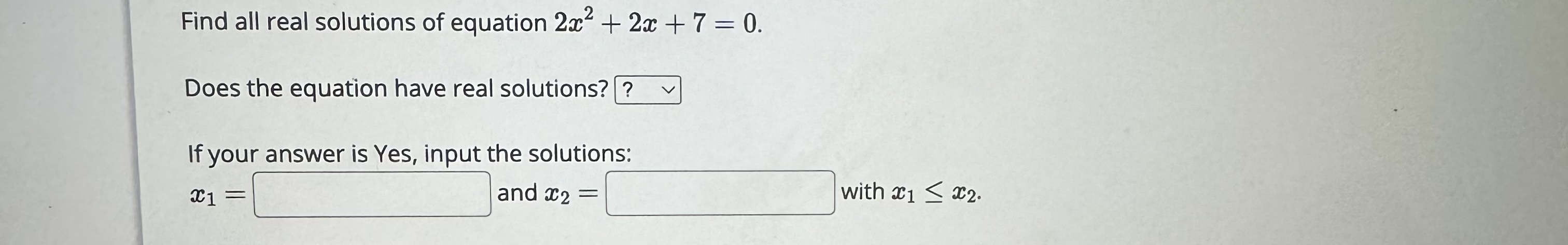 what are the solutions to 3x 2 22x 7 0