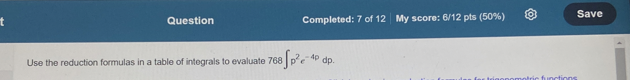 Solved Use the reduction formulas in a table of integrals to | Chegg.com