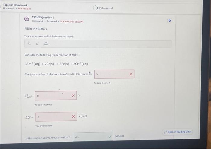 Solved Topic 33 Homework Homework Due in a day T33HW | Chegg.com