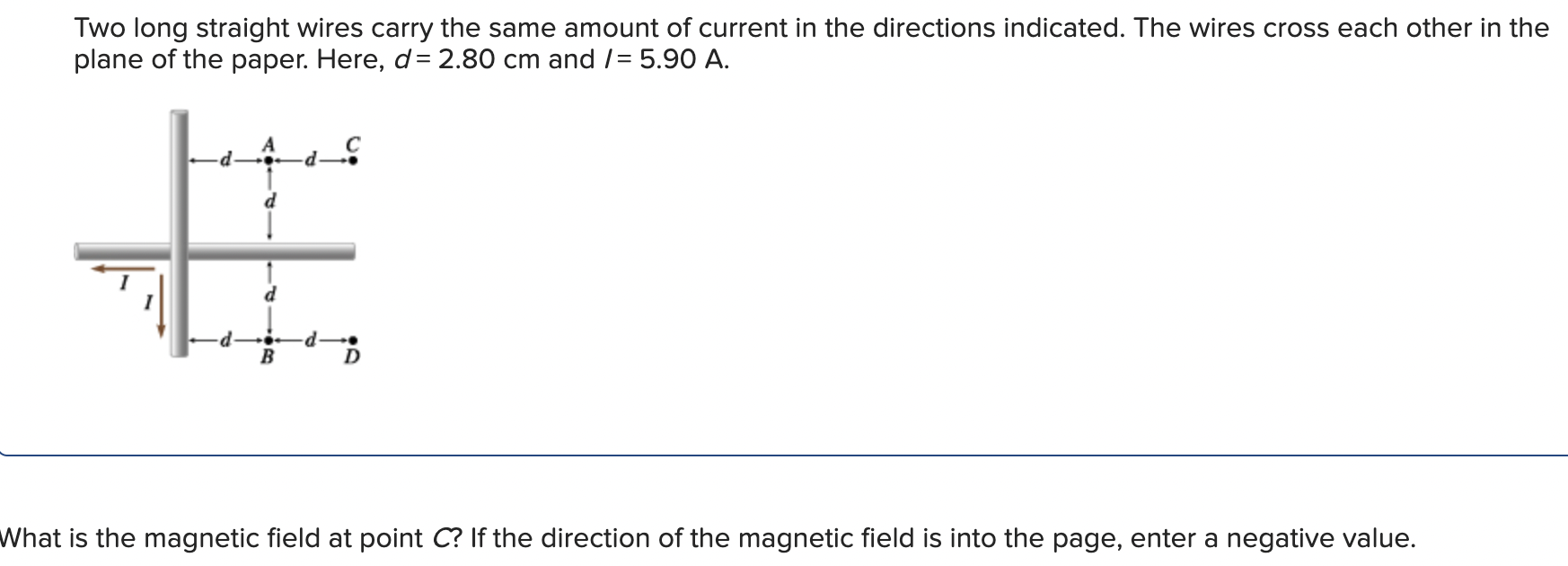 Solved What is the magnetic field at point C ? ﻿If the | Chegg.com