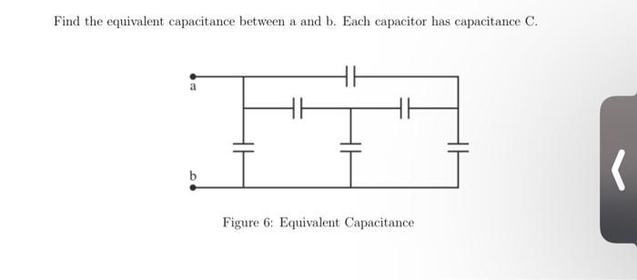 Solved Find The Equivalent Capacitance Between A And B. Each | Chegg.com