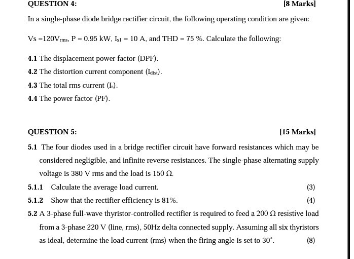 bridge rectifier calculator eight diode