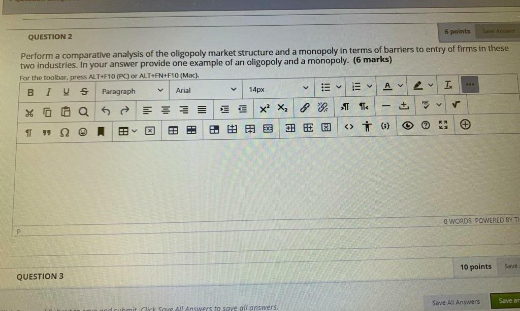 Solved 6 points Save Answer QUESTION 2 Perform a comparative | Chegg.com