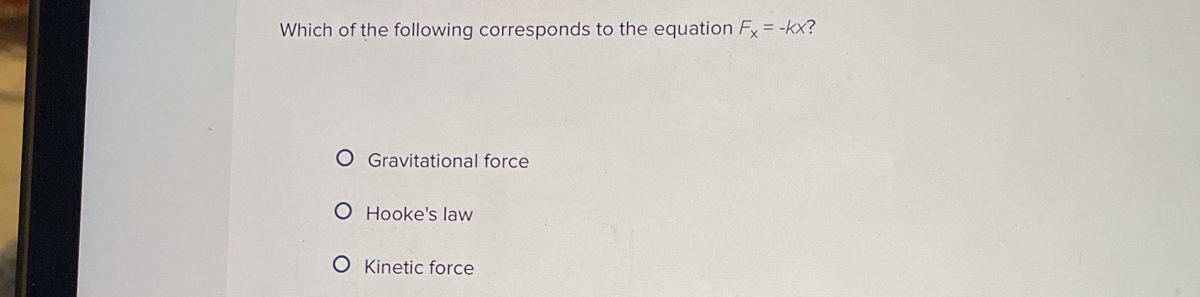 Solved Which of the following corresponds to the equation | Chegg.com