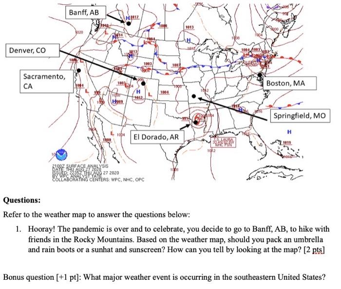 Solved Table 6 on the next page lists weather data for | Chegg.com