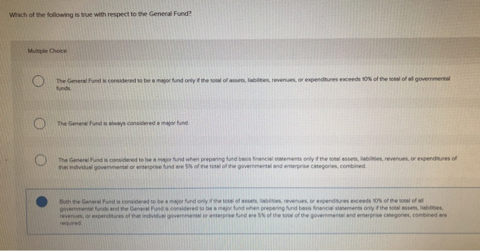 Solved Which of the following is true with respect to the | Chegg.com