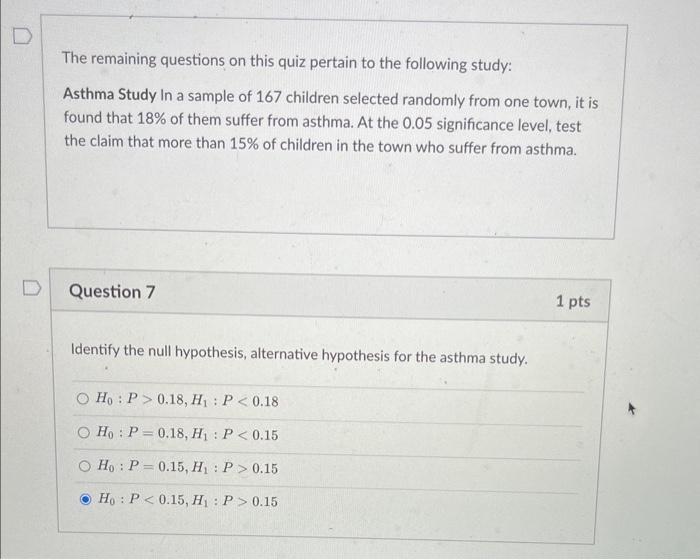 Solved The remaining questions on this quiz pertain to the | Chegg.com