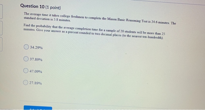 solved-question-10-1-point-the-average-time-it-takes-chegg