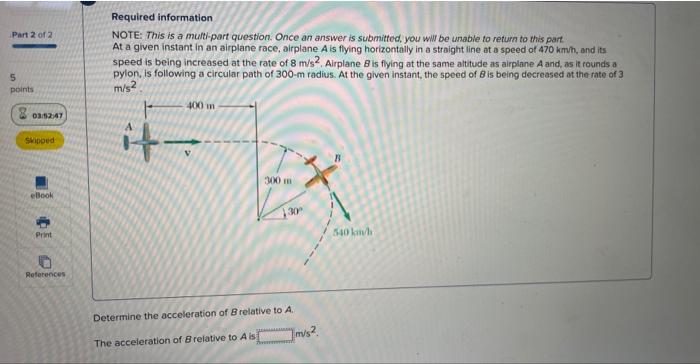 Solved Required Information NOTE: This Is A Multi-part | Chegg.com