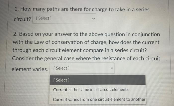 Electric Circuits Experiment 8 Part 2 - Series and | Chegg.com