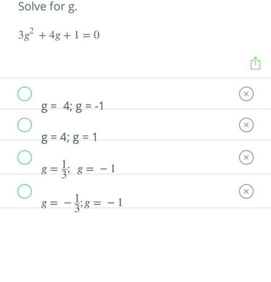 4 3 g 9 14 solve for g