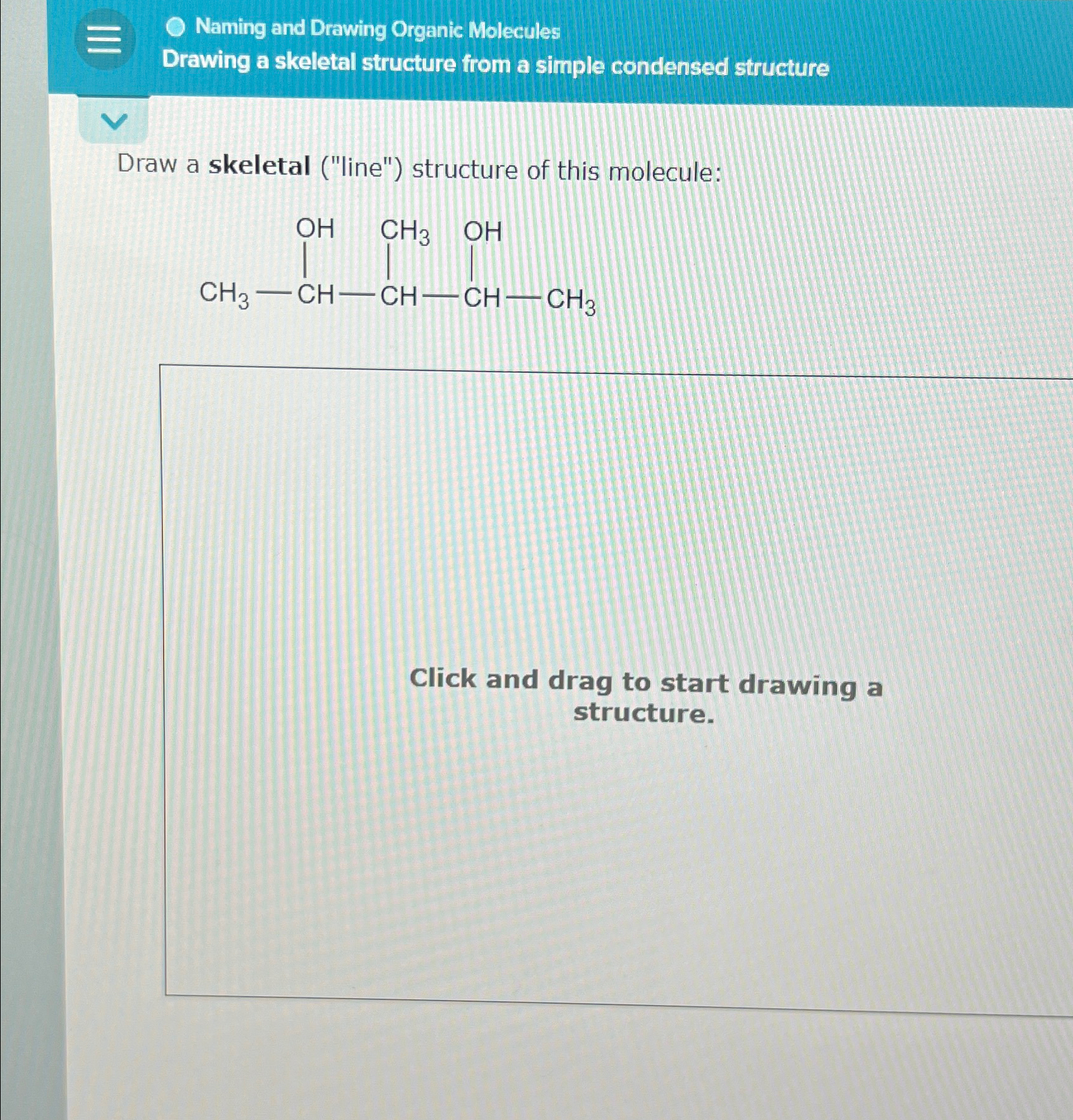 Solved Naming and Drawing Organic MoleculesDrawing a | Chegg.com
