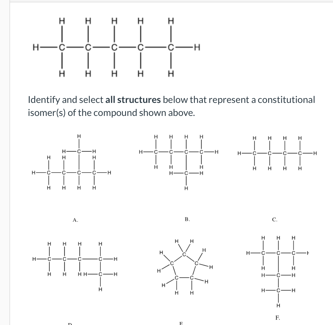 Solved Identify and select all structures below that | Chegg.com