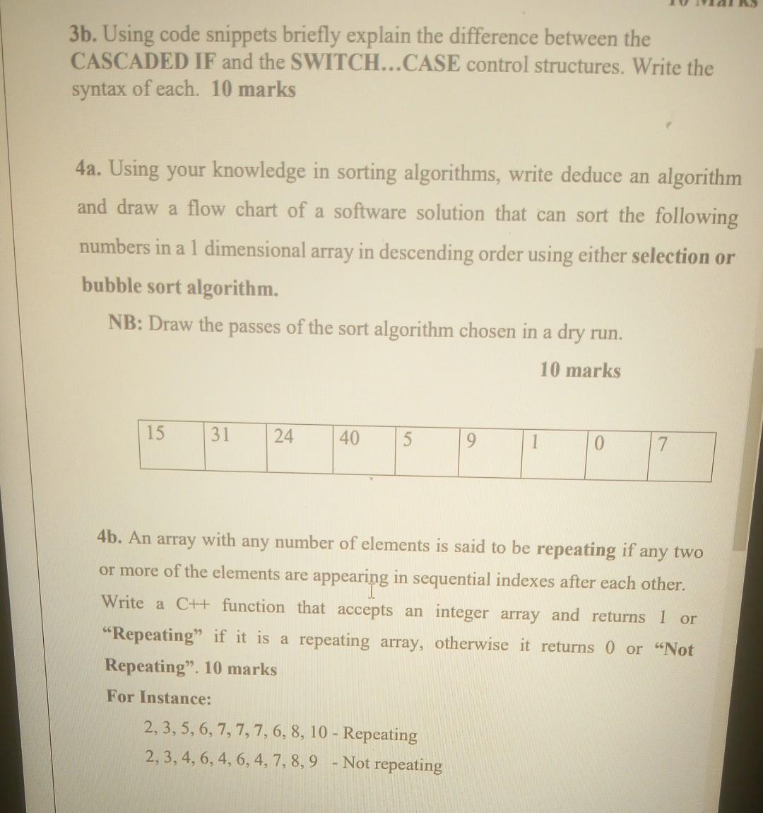 Solved 3b. Using code snippets briefly explain the | Chegg.com