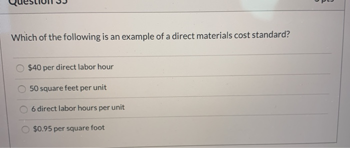 Solved Which of the following is an example of a direct | Chegg.com