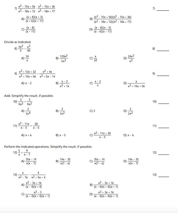 3 Simplify The Rational Expression If The Rational Chegg 