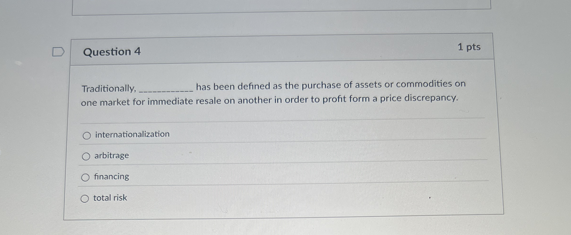 Solved Question 41 ﻿ptsTraditionally, ﻿has been defined as