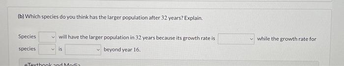 Solved Two species of plants have the same populations at | Chegg.com