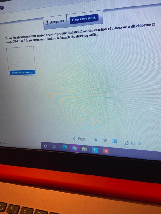 Solved 3 attempts left Check my work Draw the structure of | Chegg.com