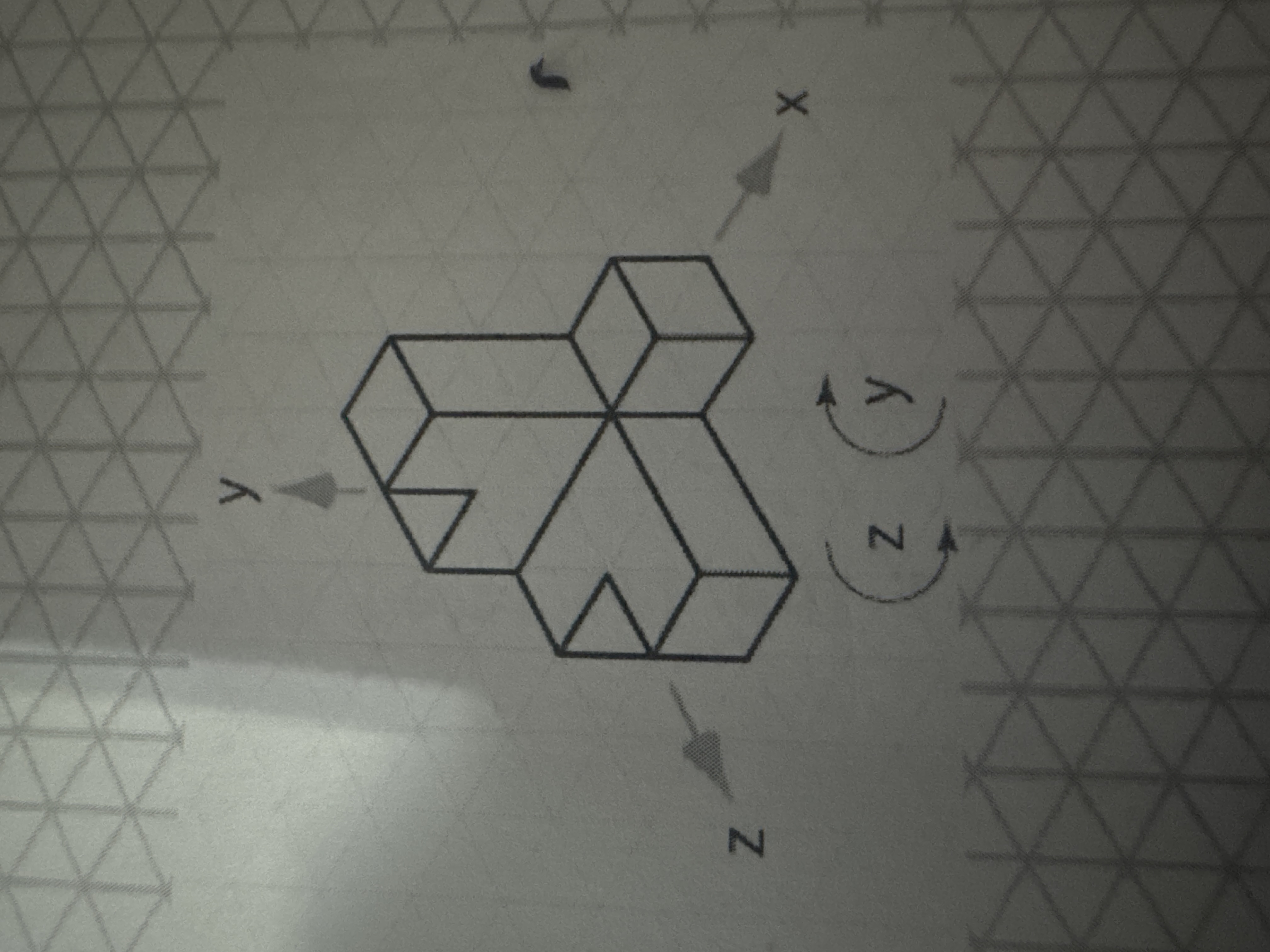 Solved Rotate the following objects by the indicated amount | Chegg.com
