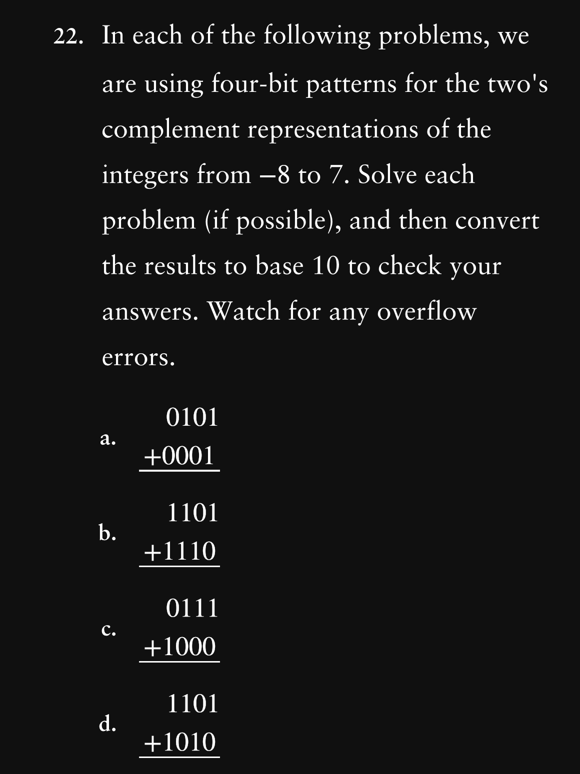 In each of the following problems, we are using | Chegg.com