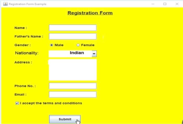 Solved PROGRAM-1Create an application to enter the details | Chegg.com