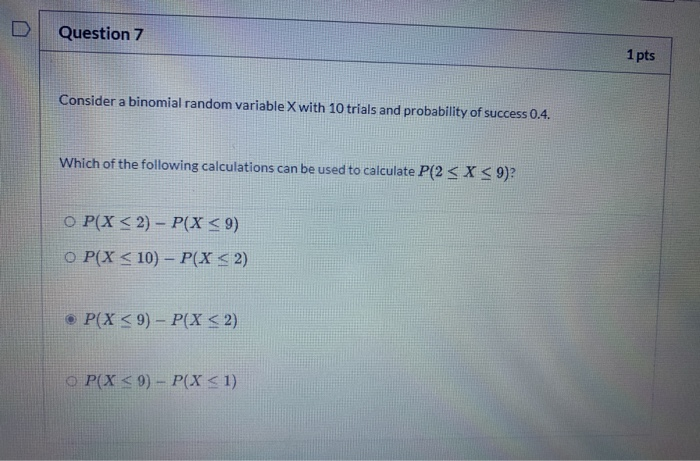 Solved Question 1 1 pts Two random variables X and Y are | Chegg.com