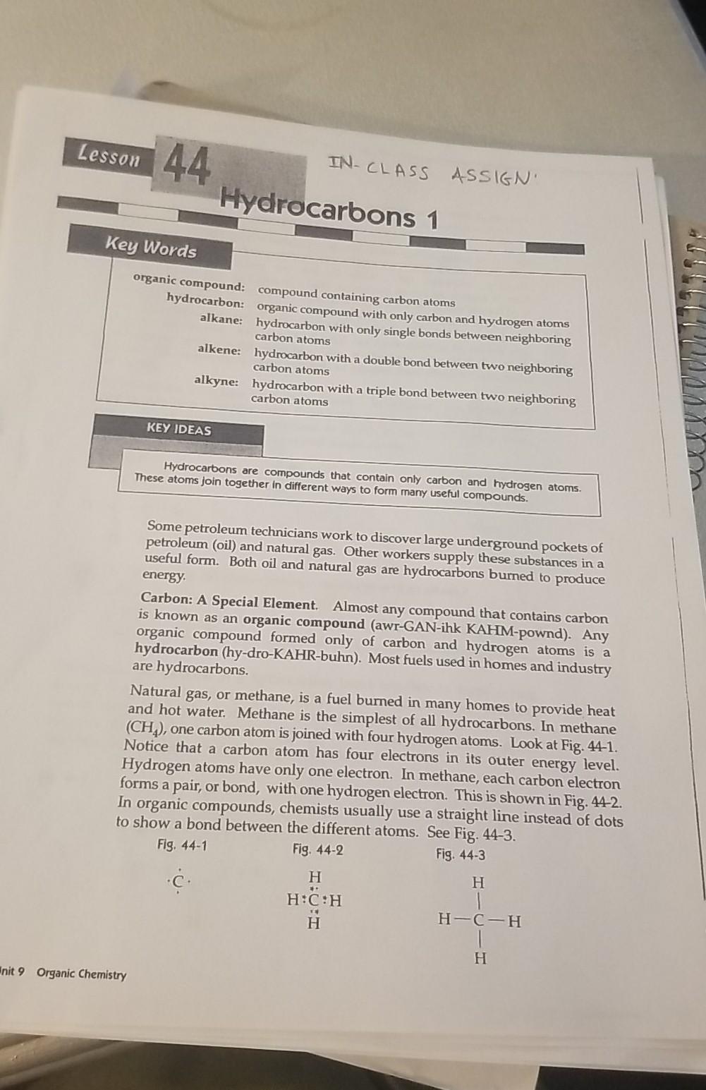 unsaturated-hydrocarbons