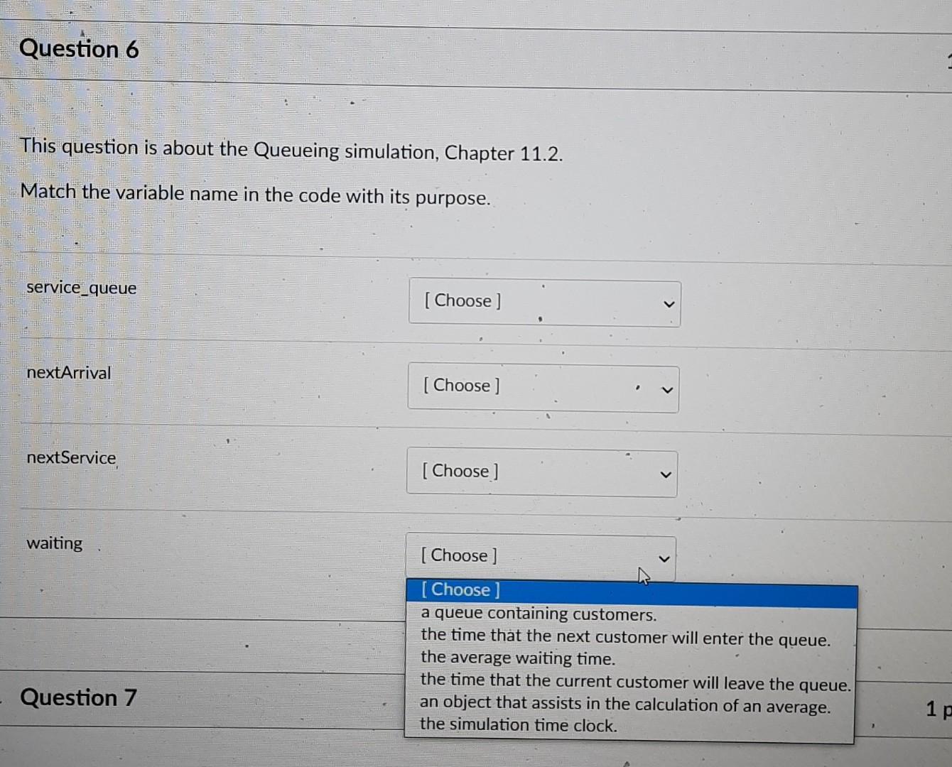 Solved Question 6 **- This question is about the Queueing | Chegg.com
