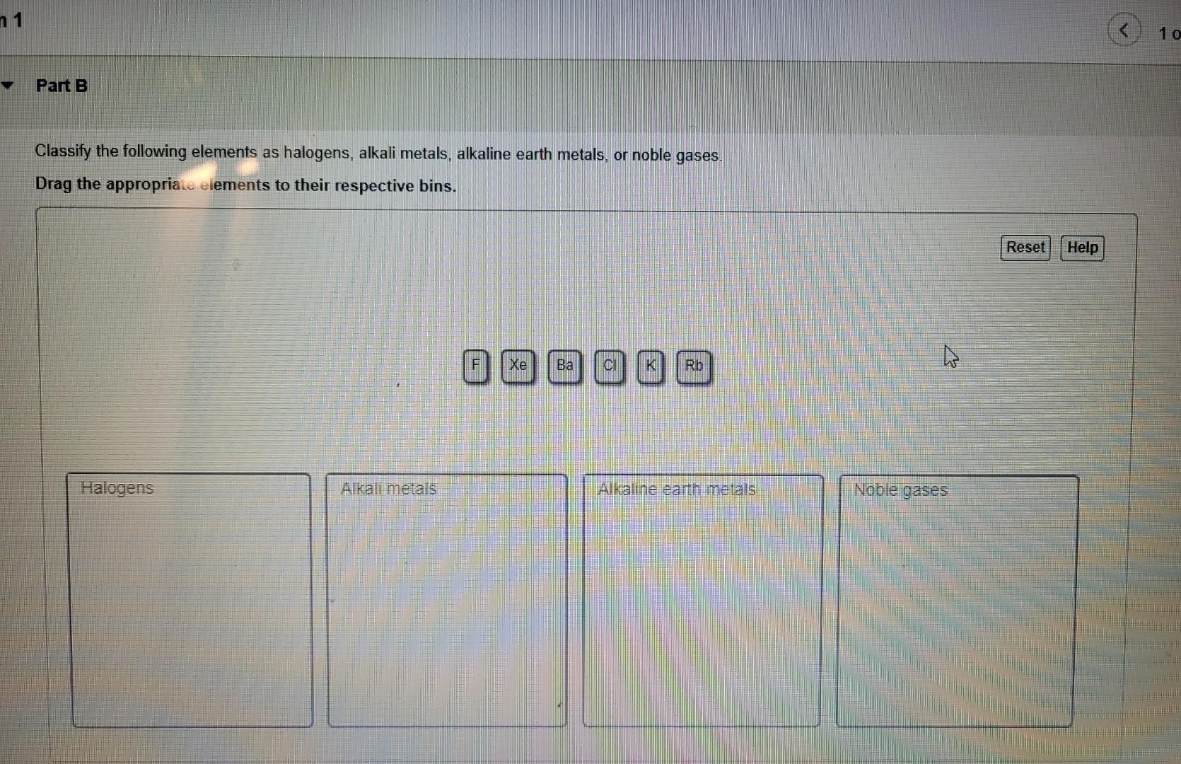 Solved lassify the following elements as main group | Chegg.com