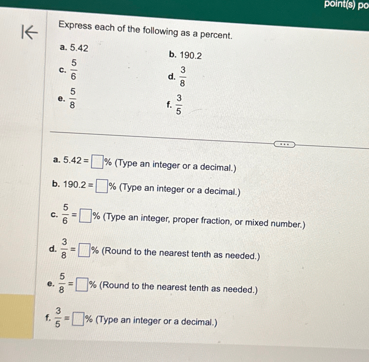 Solved Express each of the following as a | Chegg.com