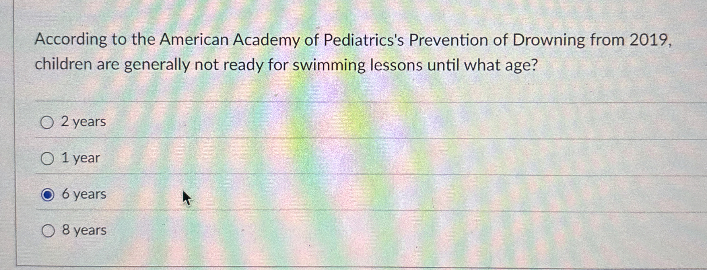 Solved According To The American Academy Of Pediatrics's | Chegg.com