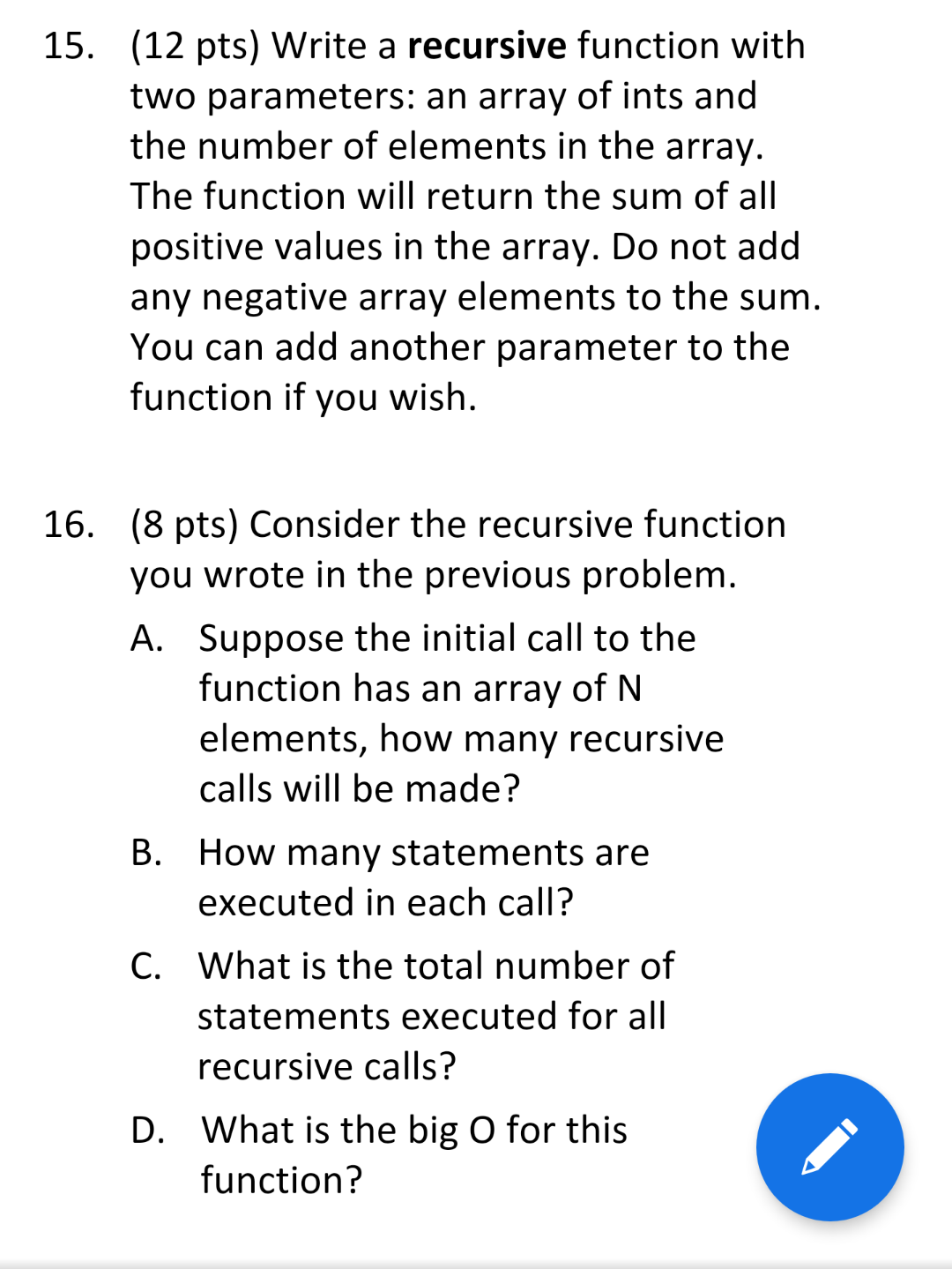 Solved please help answer all these 2 questions and it's due | Chegg.com