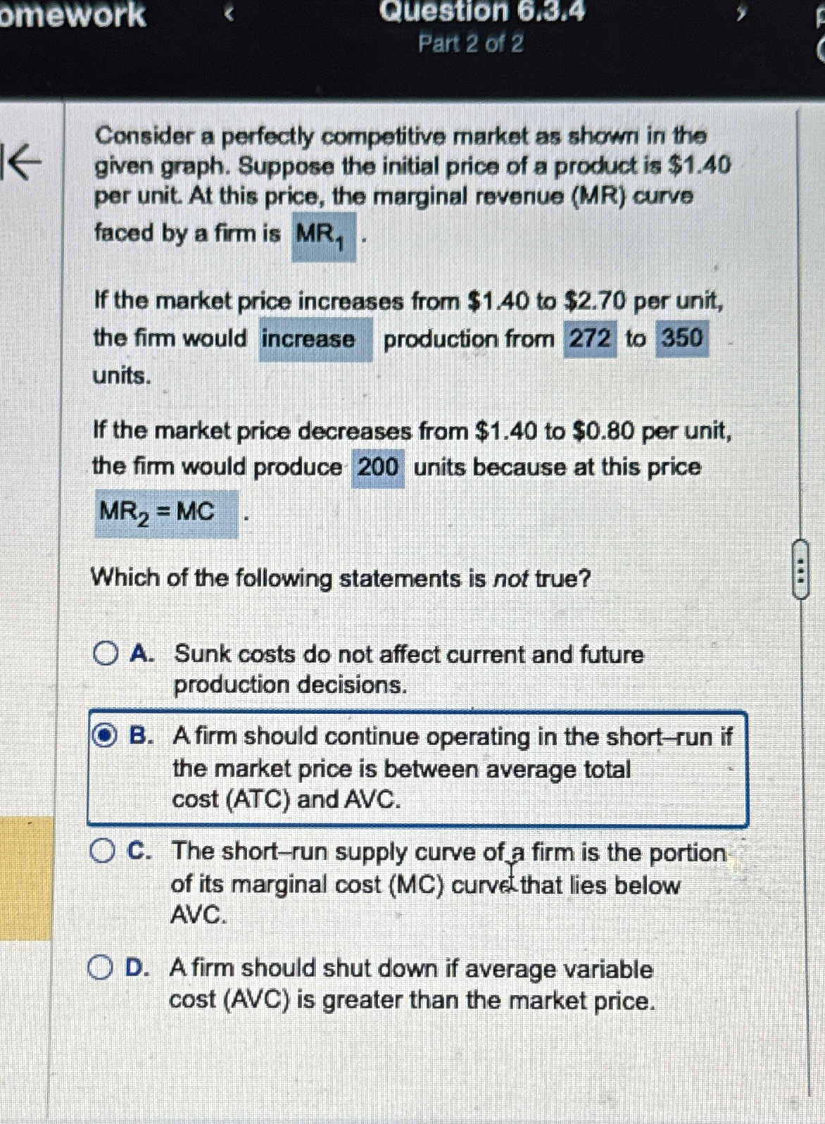 Solved Consider a perfectly competitive market as shown in | Chegg.com