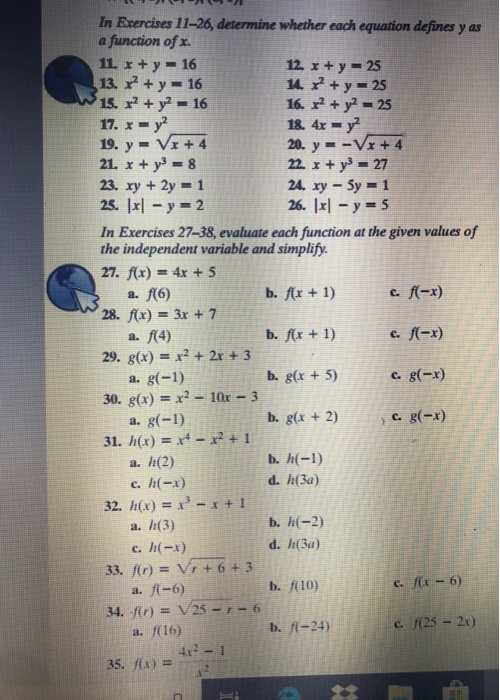 Solved In Exercises 11-26, determine whether each equation | Chegg.com