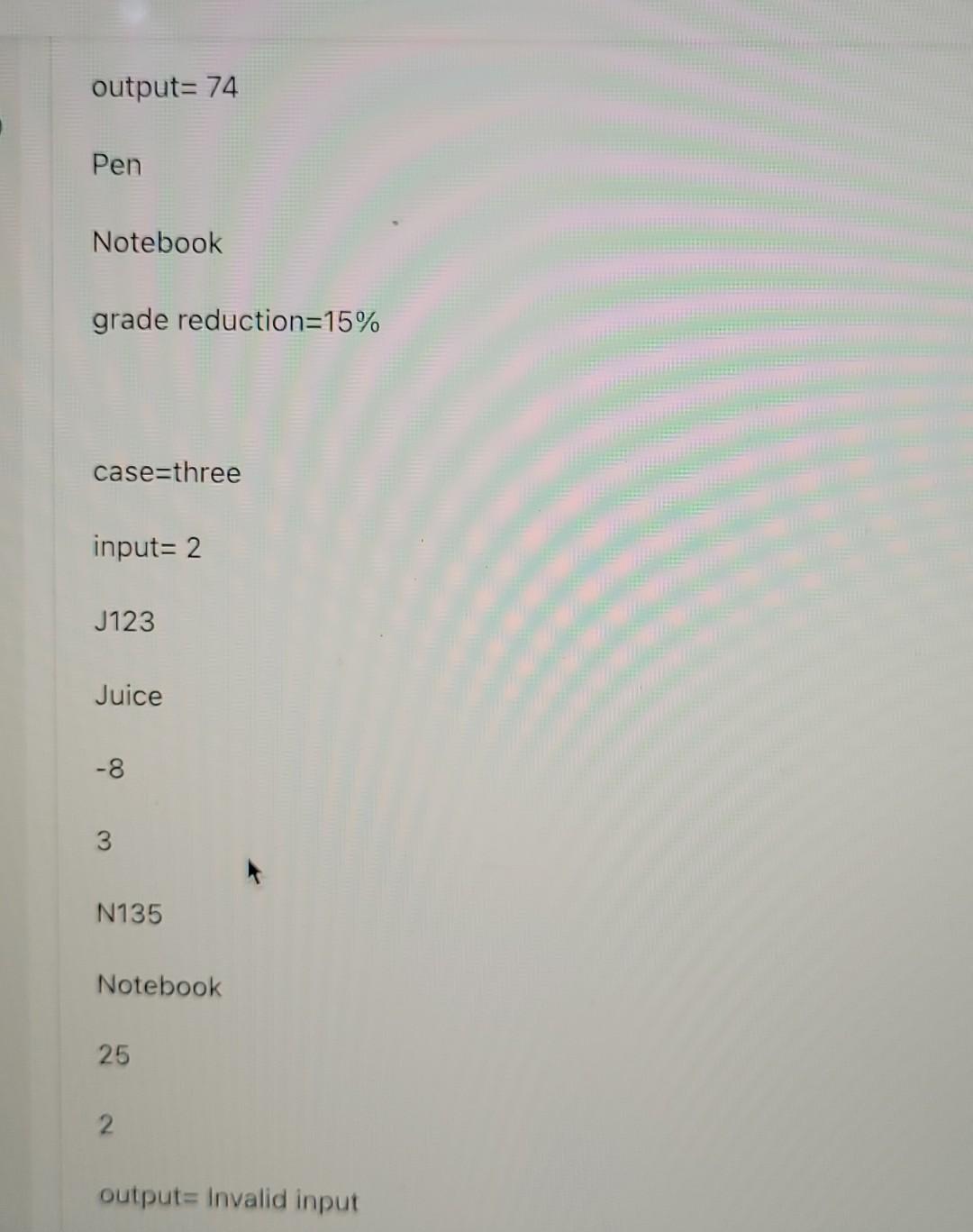 Solved Write a C program to generate the bill for the | Chegg.com