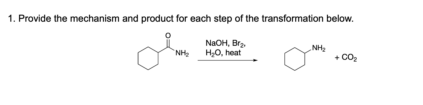 Solved Provide the mechanism and product for each step of | Chegg.com
