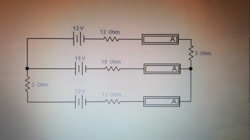 Solved What is the current through a) the 12 ohm