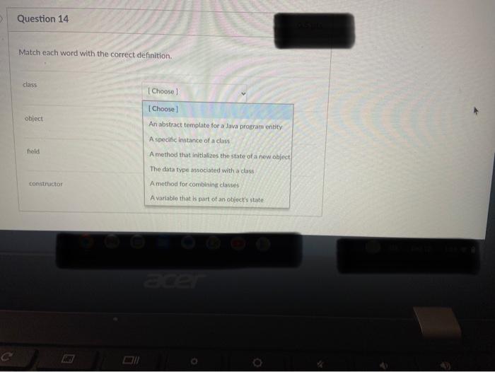 Solved This is a multiple choice question and the terms are | Chegg.com
