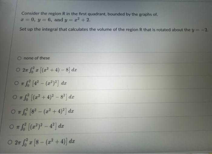 Solved Consider the region R in the first quadrant, bounded | Chegg.com