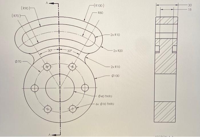 Create a 3D Solidworks model of part in AISI 4130 | Chegg.com