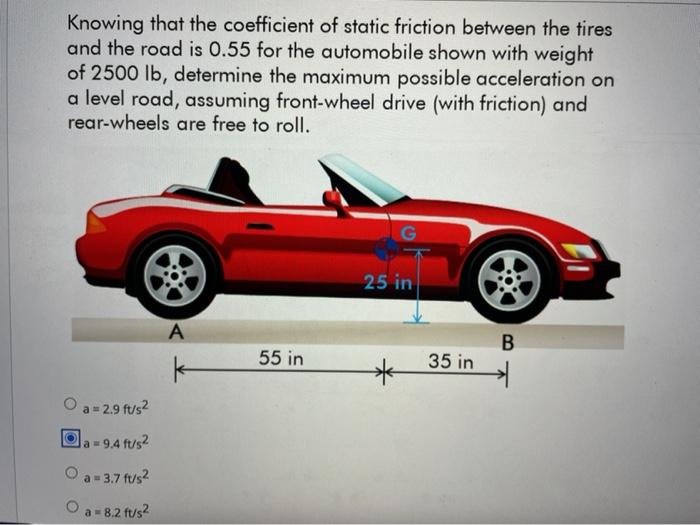 Solved Knowing that the coefficient of static friction | Chegg.com