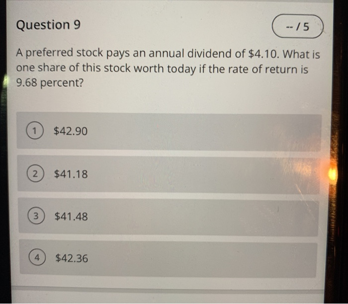 Solved Question 1 -- /5 Which one of the following | Chegg.com