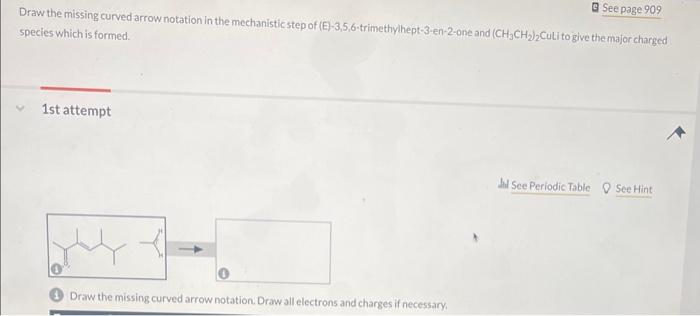 Solved Draw The Missing Curved Arrownotation In The 0488